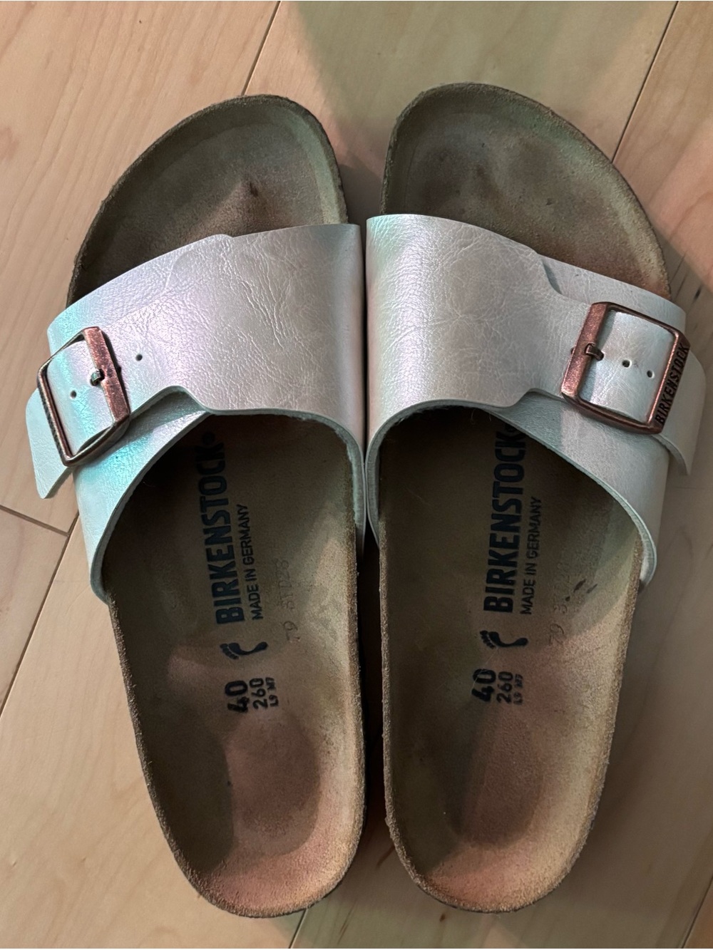 Birkenstock Madrid sandals slides size 40 9 or 9.5.